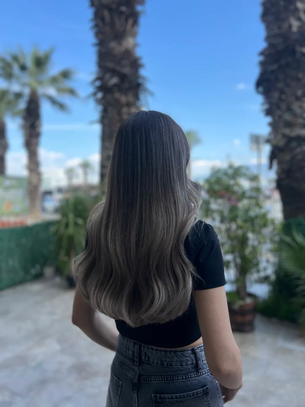 Küllü balyaj ve ombre saç boyama